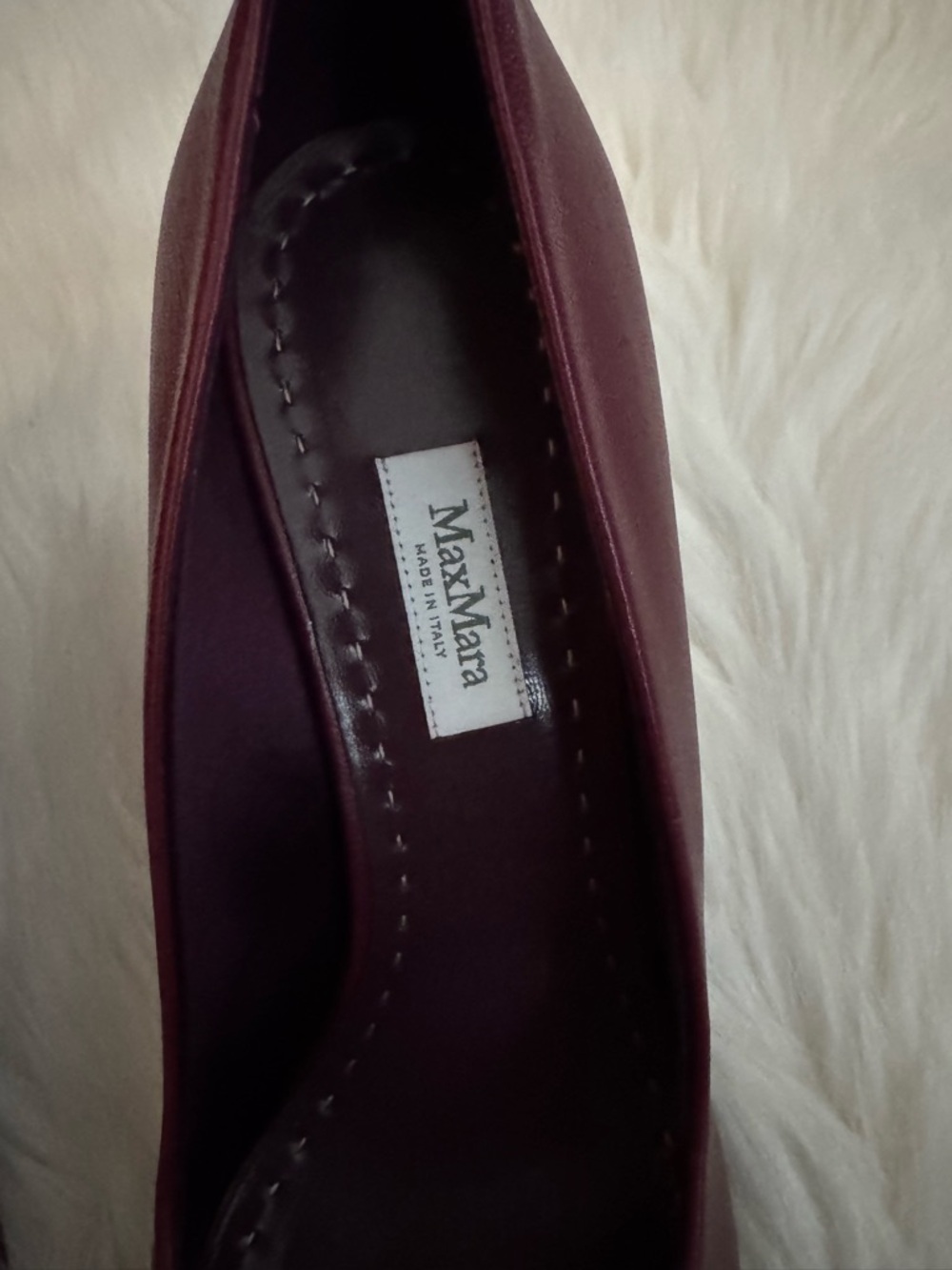 🆕 MaxMara Phyllis Heels - Bouganville (burgundy)- 38 - Picture 7 of 15